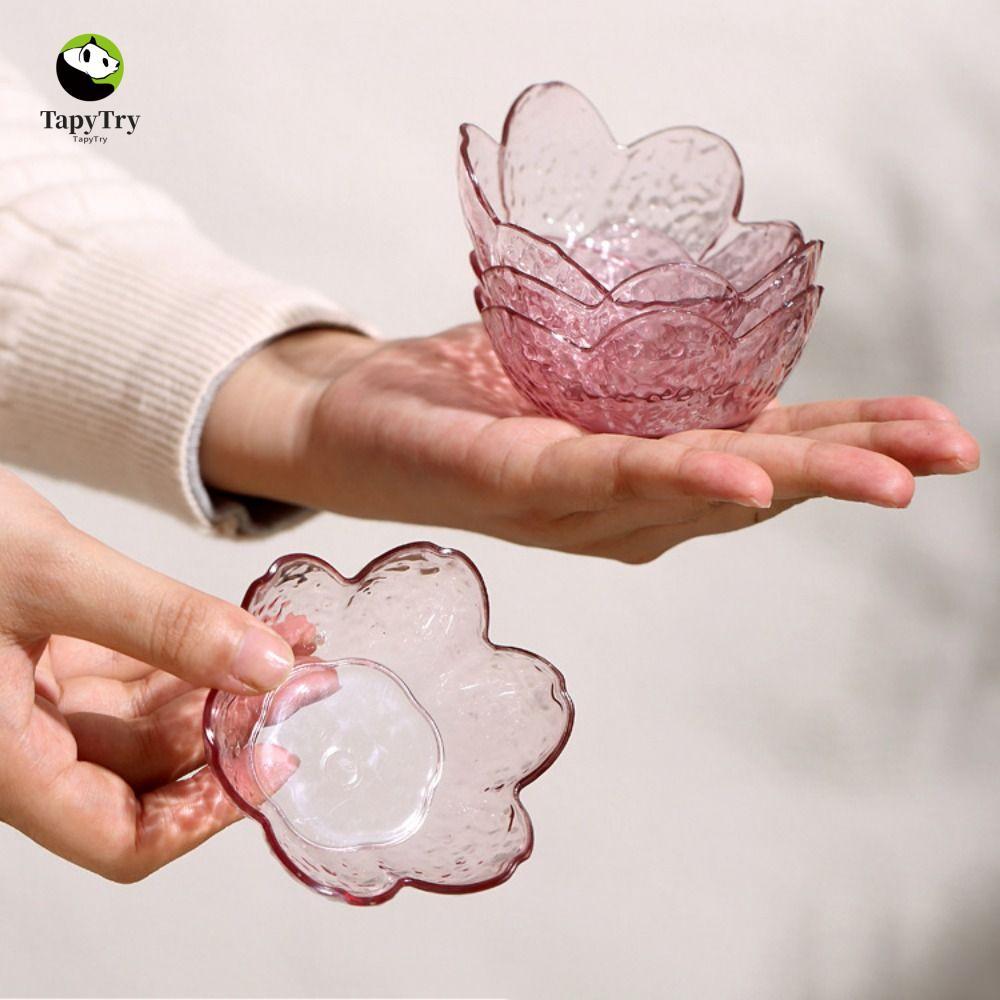 ALISON 8 Món Gia Vị, Đĩa Nước Hoa Anh Đào Trong Suốt Phong Cách Nhật Bản, Đồ Ăn Nhà Bếp Nhựa Họa Tiế