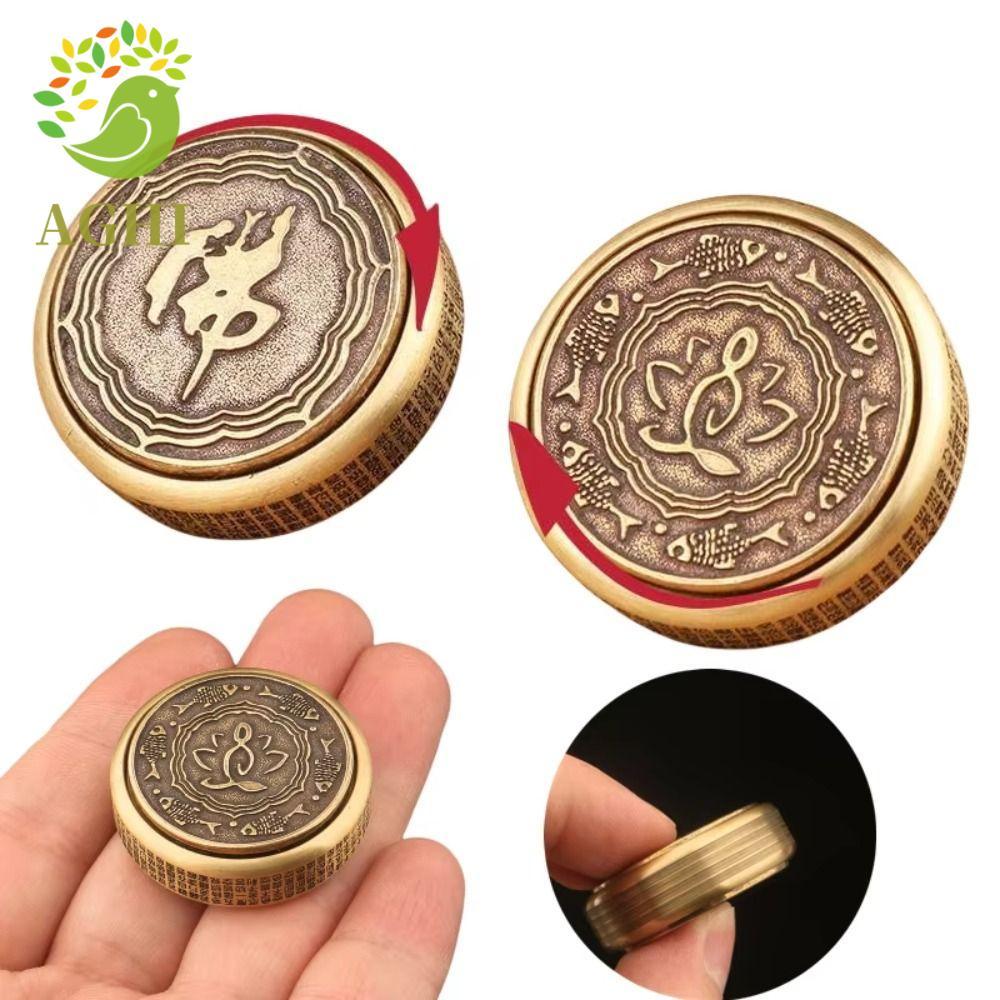 BLAZELINK Fidget Spinner, Zen Buddha Hand Spinner Fingertip Spinner, Fingertip Gyro Chất liệu kim lo
