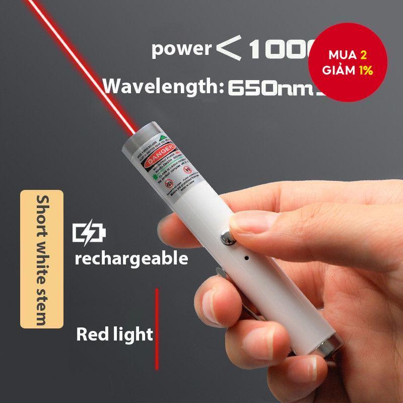 Bút laser đỏ công suất cao Bút laser đỏ với pin tích hợp, tầm nhìn laser đỏ 10000m, bút laser có thể