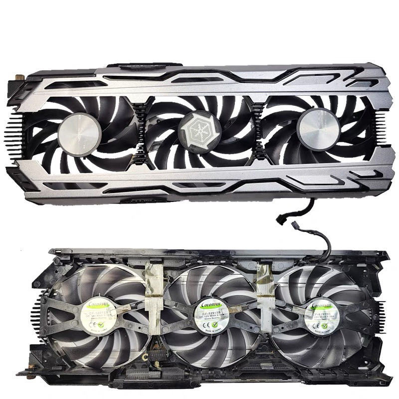 Yingzhong 1080ti Ice Dragon 1070 2080 Siêu Băng Rồng Đồ Họa Card Fan 2060 2070 Ice Dragon Fan