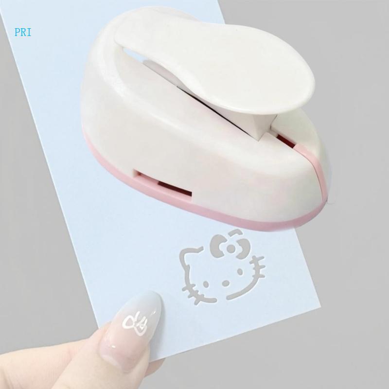 Pri Kitten Pattern Hole Puncher Paper Công cụ dập nổi để làm thẻ
