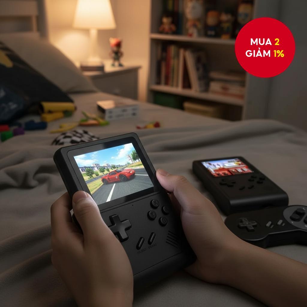  Máy chơi game cầm tay retro 3.0 GB300 di động, đầu ra AV, 8GB, 6000+ trò chơi cho SFC/GBA