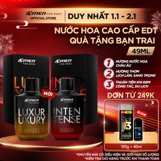  Nước Hoa Nam Chính Hãng Cao Cấp EDT XMen for Boss 49ml Hương Nước Hoa Châu Âu Tinh Tế Lịch Lãm-Quà Tặng Bạn Trai 