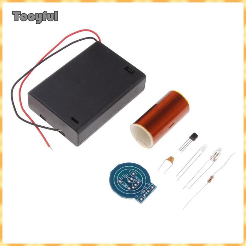 Tooyful Mini SSTC Tesla Coil DIY Kits Đèn truyền dẫn không dây từ khoảng cách