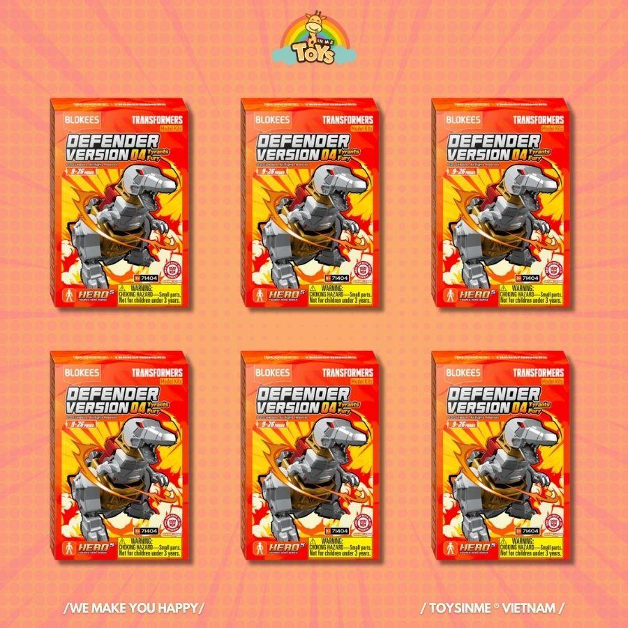 [ TOYS IN ME x BLOKEES ] COMBO ĐỒ CHƠI MÔ HÌNH LẮP RÁP BLOKEES TRANSFORMERS DEFENDER - 04 TYRANTS FU