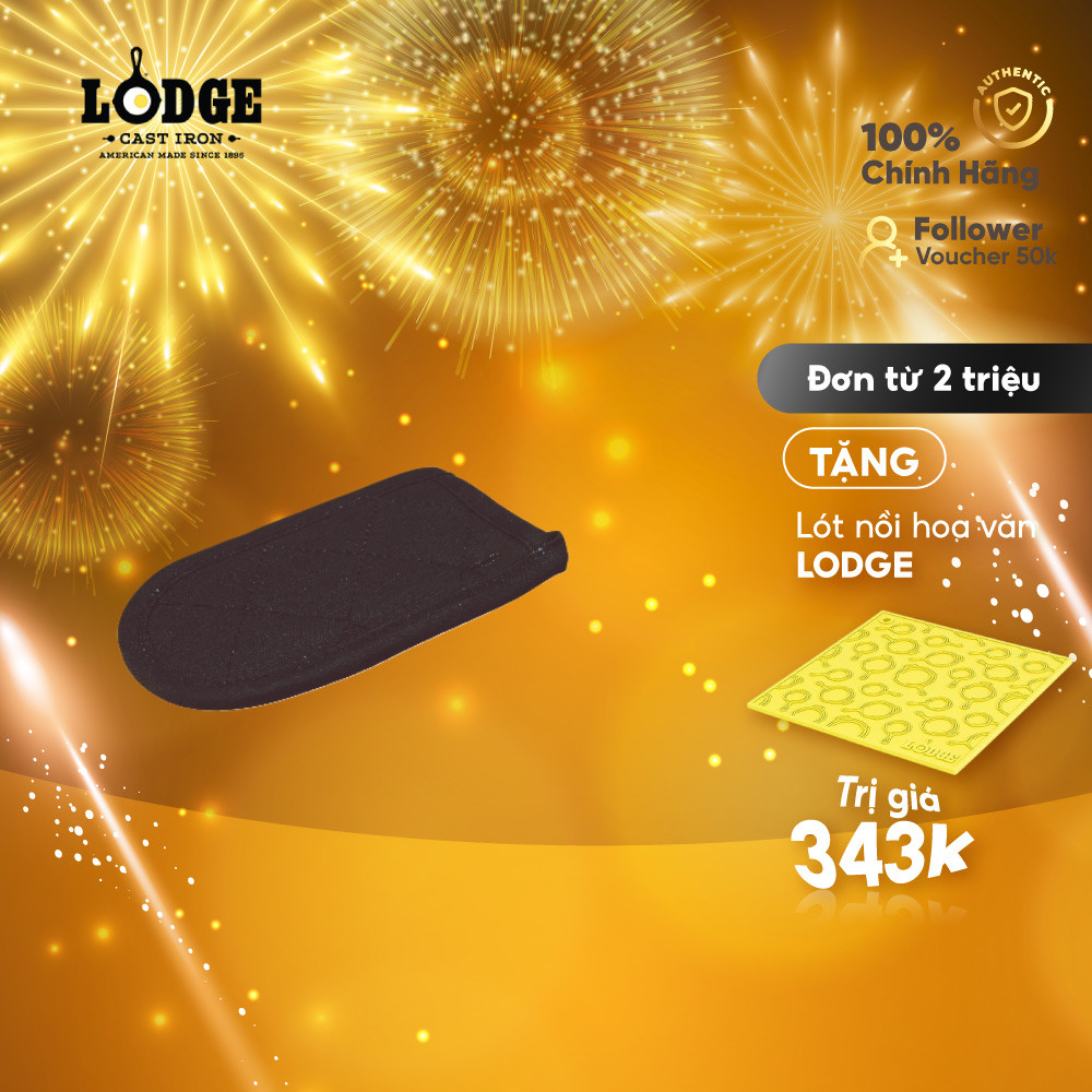 Lodge - Bao tay chống nóng màu đen