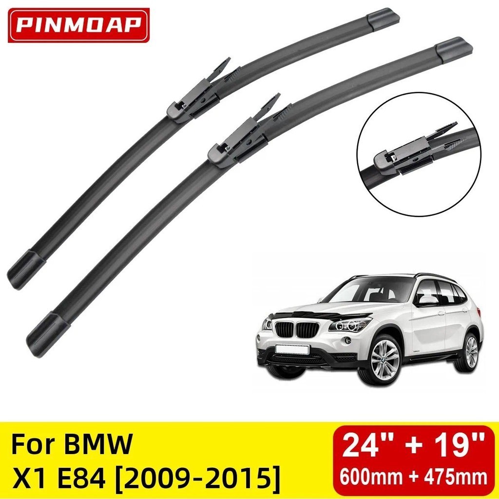 Lưỡi gạt nước phía trước cho BMW X1 E84 2009-2015 Kính chắn gió Cửa sổ 24 "+ 19" 2009 2010 2011 2012