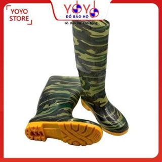 Ủng rằn ri đế vàng cứng size 39-43 Trường Thịnh, ủng lao động, ủng đi mưa