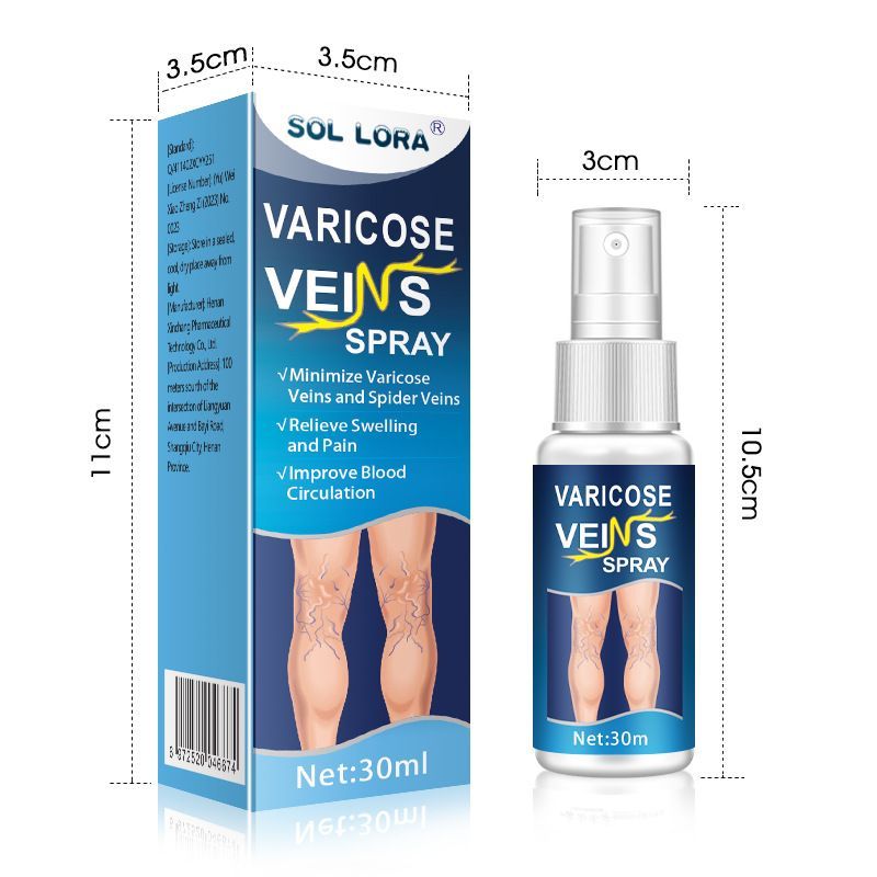 New Product#Authentic Vein Spray Leg Massage Earthworm Leg Pulse Health Care Spray Portable Beauty L