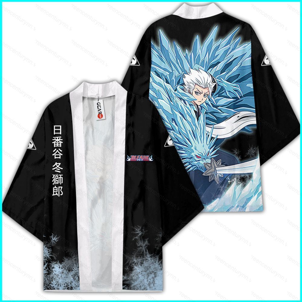 GN BLEACH Kimono Haori cosplay dáng rộng, phù hợp unisex và plus size