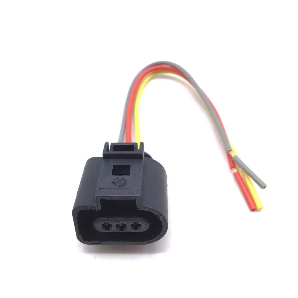 3 Chân Cảm Biến Mức Dầu Kết Nối Cắm Ổ Cắm Dây Sửa Chữa Dây 3D0973703 / 1J0973703 Cho VW Audi