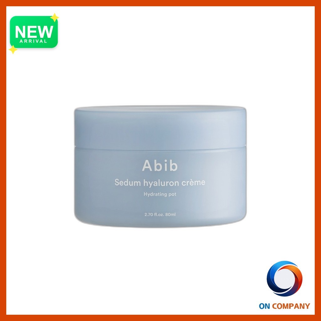 [Abib] Chậu dưỡng ẩm Sedum Hyaluron Creme 80ml / Creme Hàn Quốc / Độ ẩm sâu / Chính hãng 100% của ON