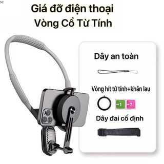 Giá đỡ tháo nhanh bằng silicon gắn cổ từ tính cho điện thoại di động Giá đỡ quay Video