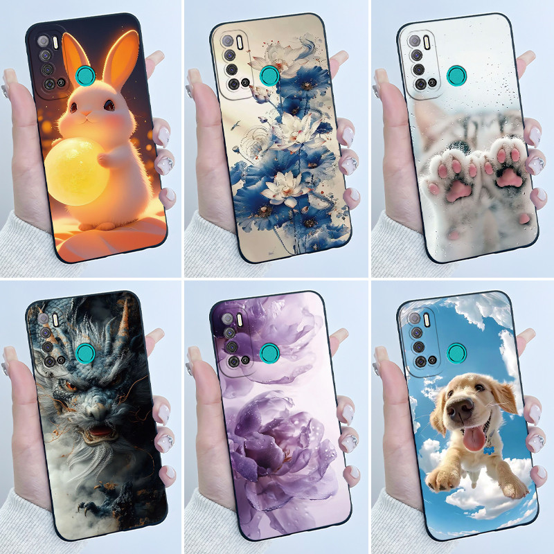 Dành Cho Tecno Pouvoir 4 Pro Ốp Lưng Pouvoir4 LC7 LC8 Thẩm Mỹ Sang Trọng Dễ Thương Mát Silicon Mờ Ốp