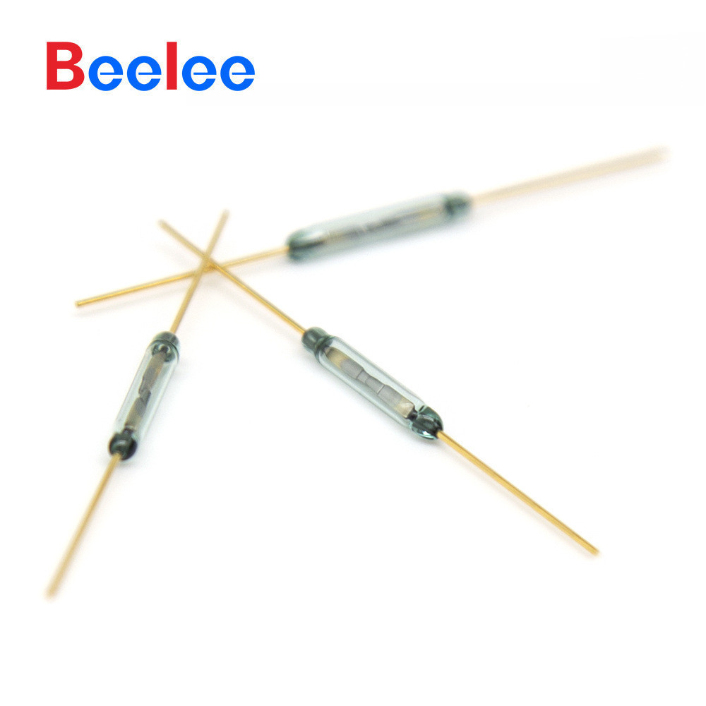 Tyk 8. BL-CGHC-2 x 14 Thường Mở Từ Tính Khô Reed Ống Thông Thường Mở Từ Tính Ống Điều Khiển Chân Vàn