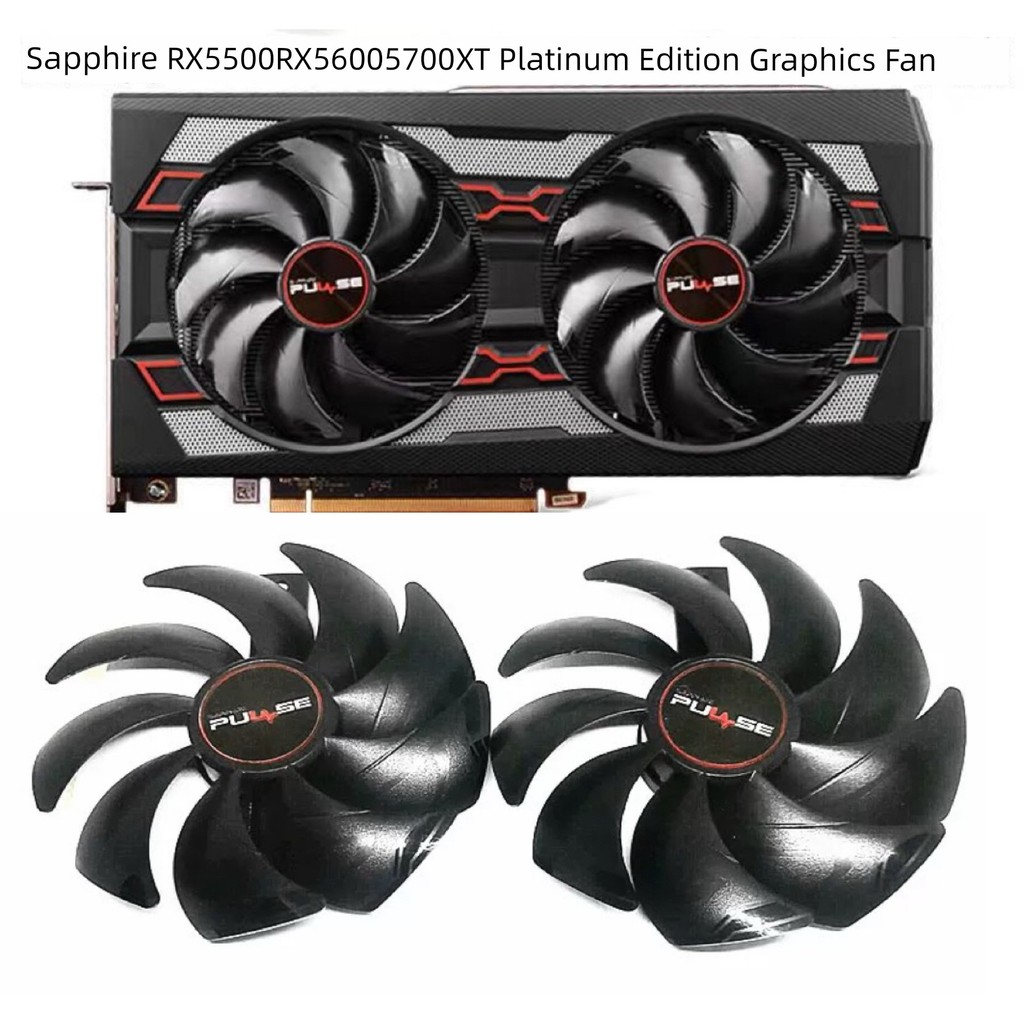 Quạt đồ họa Sapphire RX5500 RX5600 5700XT Platinum Edition FD10015M12D