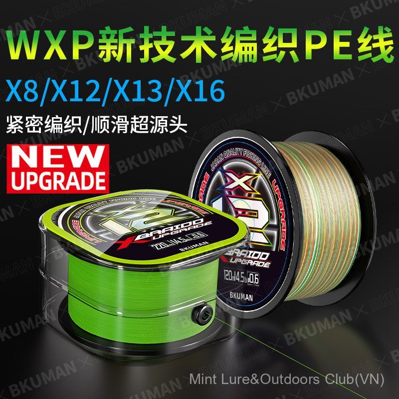 9/12/16X-BRAID PE Dây, Luya Câu cá thả xa, Super Smooth Wearable PE Dây bện, Core Braided Thiết kế