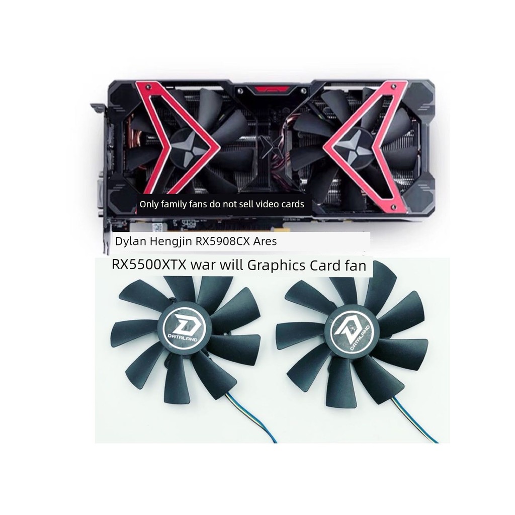 Thương Hiệu Mới Dylan Hengjin RX 590 8G X Thần Chiến Tranh RX 5500XT X Warlord Điều Khiển Nhiệt Độ Q