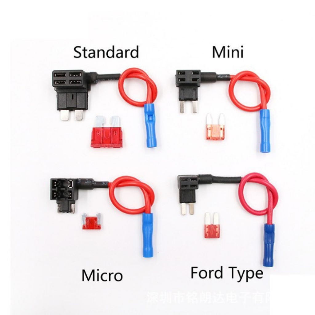 Dây nối cầu chì ô tô (fuse tap), một phụ kiện được sử dụng để lấy nguồn điện trực tiếp từ hộp cầu ch