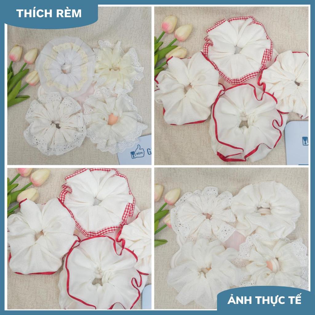 Dây Buộc Tóc Scrunchies - Dây Buộc Tóc Nữ Hàn Quốc