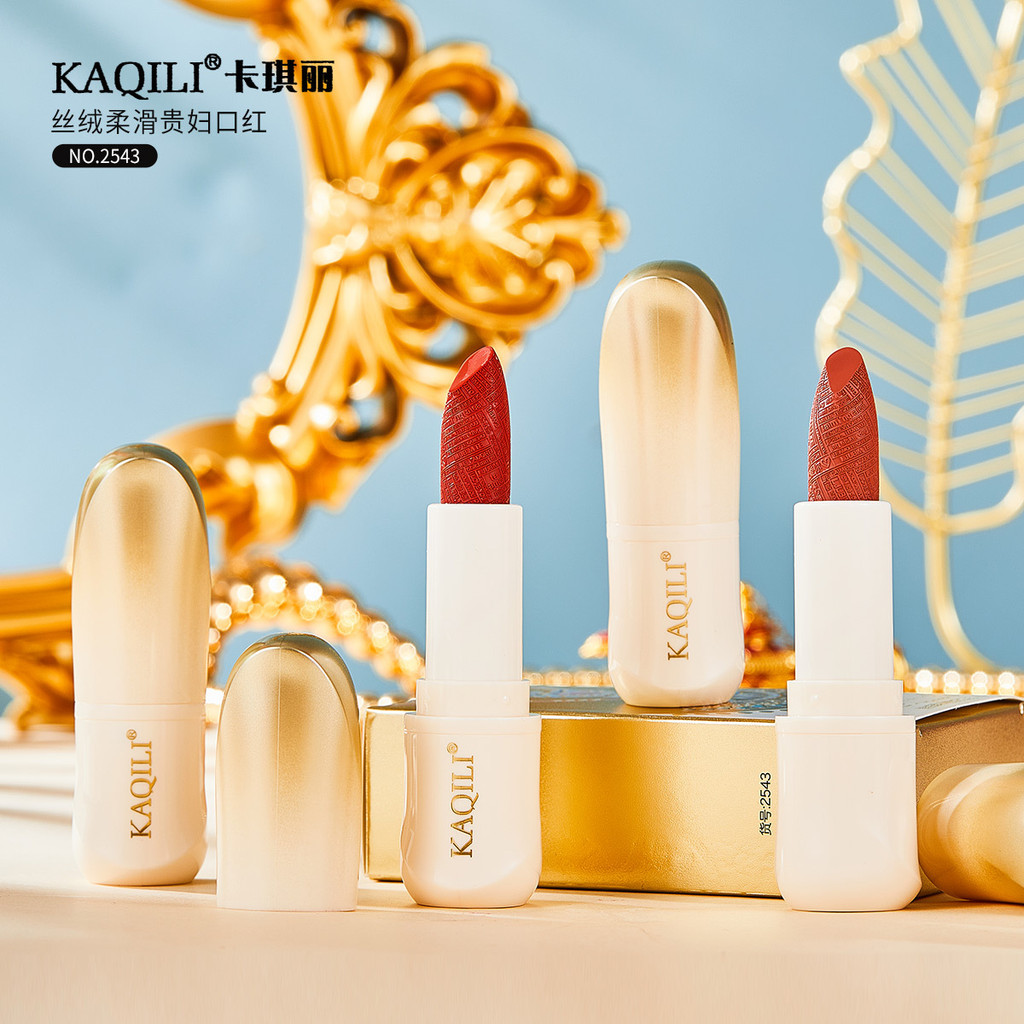 Kaqili Velvet Matte Smooth Lady Lipstick Không Dễ Dính Cốc Không Khô Khắc Son Môi