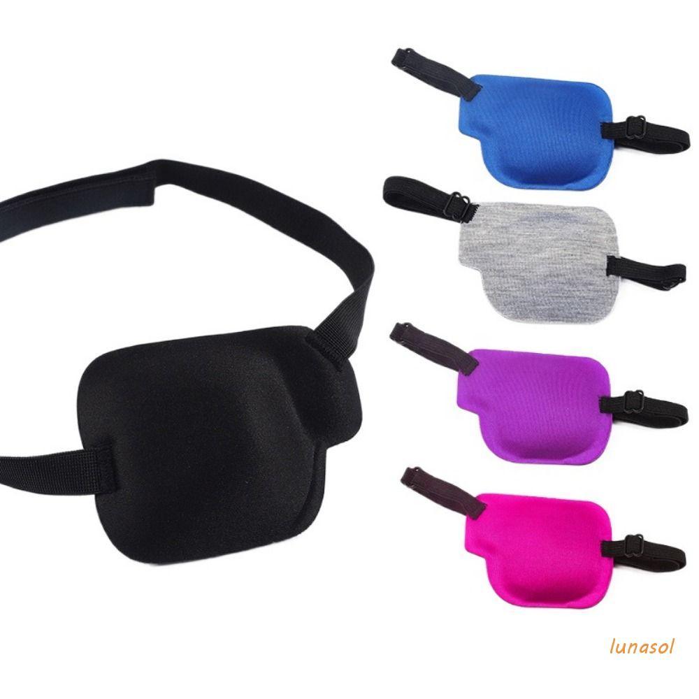 Miếng dán mắt đơn LUNASOL, Miếng dán mắt có thể điều chỉnh 3D 3D, Miếng dán mắt thị lực mềm đầy màu 