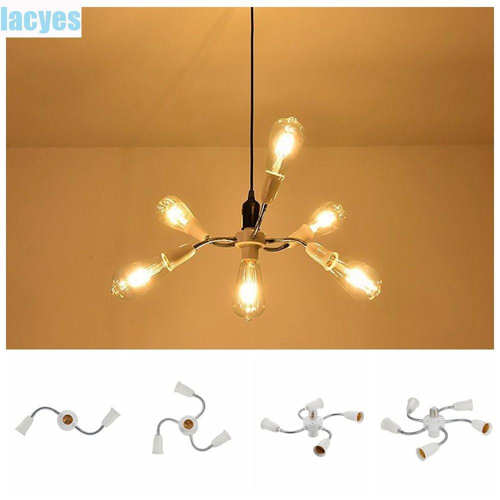 Bộ chia ổ cắm đèn LACYES E27, Bộ chuyển đổi bóng đèn Bộ chuyển đổi giá đỡ đèn E27 linh hoạt, Phụ kiệ