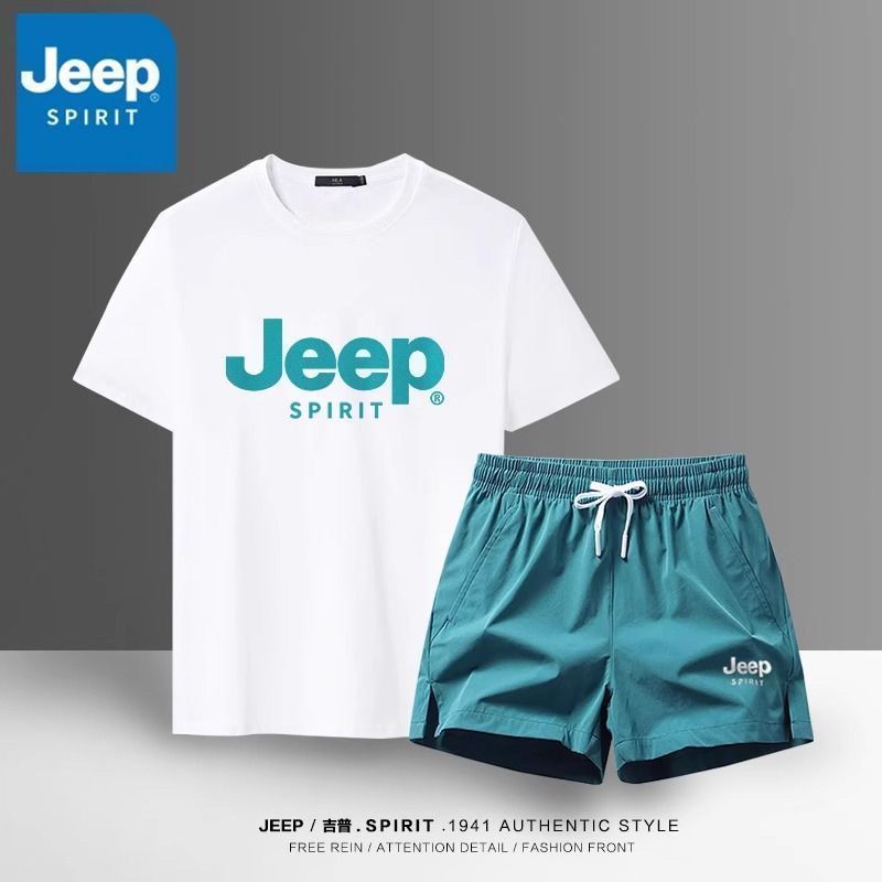 JEEP ❈ ❈ ❈ ❈ ❈ ❈ 🍒 ❈ ❈ ❈ ❈ T ❈ ❈ ❈ ❈ ❈ ❈ ❈ ❈ ❈ ❈ ❈ ❈ ❈ ❈ ❈ JEEP Jeep Sports Suit for Men, Áo thun ng
