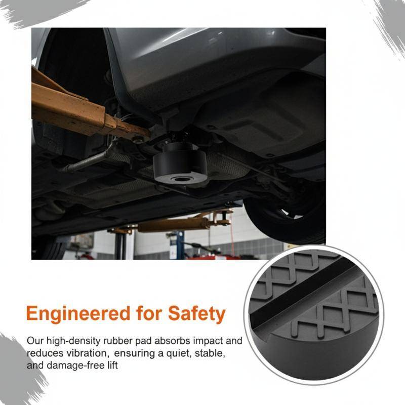 Cs Universal Car Ja Miếng đệm cao su di động 1 miếng Ja Stand Pad Adapter để bảo vệ sàn Ja và sử dụn