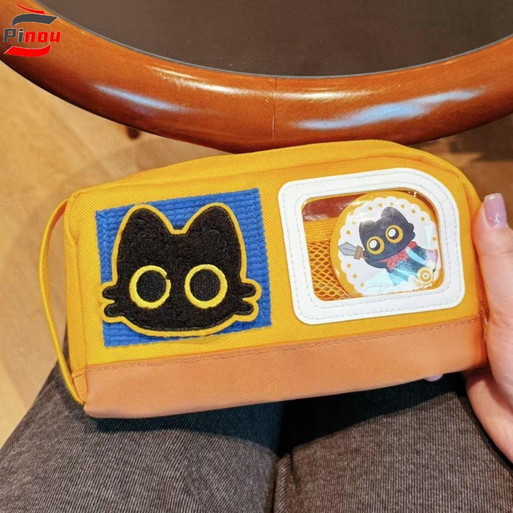 Hộp đựng bút chì cho mèo POOU, Hộp đựng bàn làm việc Dây kéo Túi văn phòng phẩm, Kawaii Kawaii Phim 