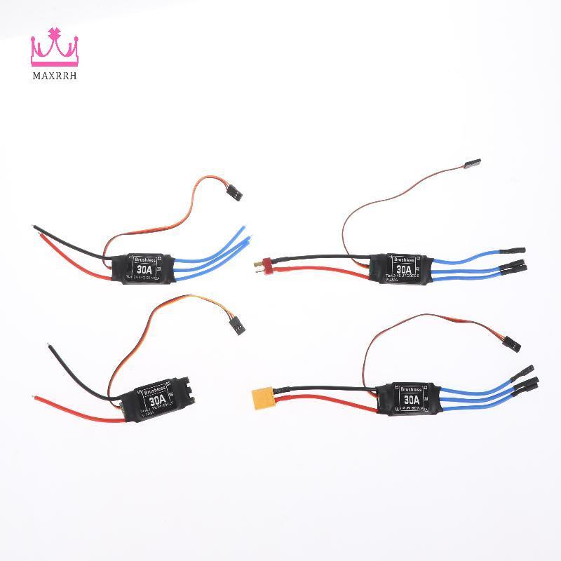 Bộ điều khiển tốc độ điện tử không chổi than Maxrrh 30A với động cơ không chổi than 5V 3A UBEC XT60 