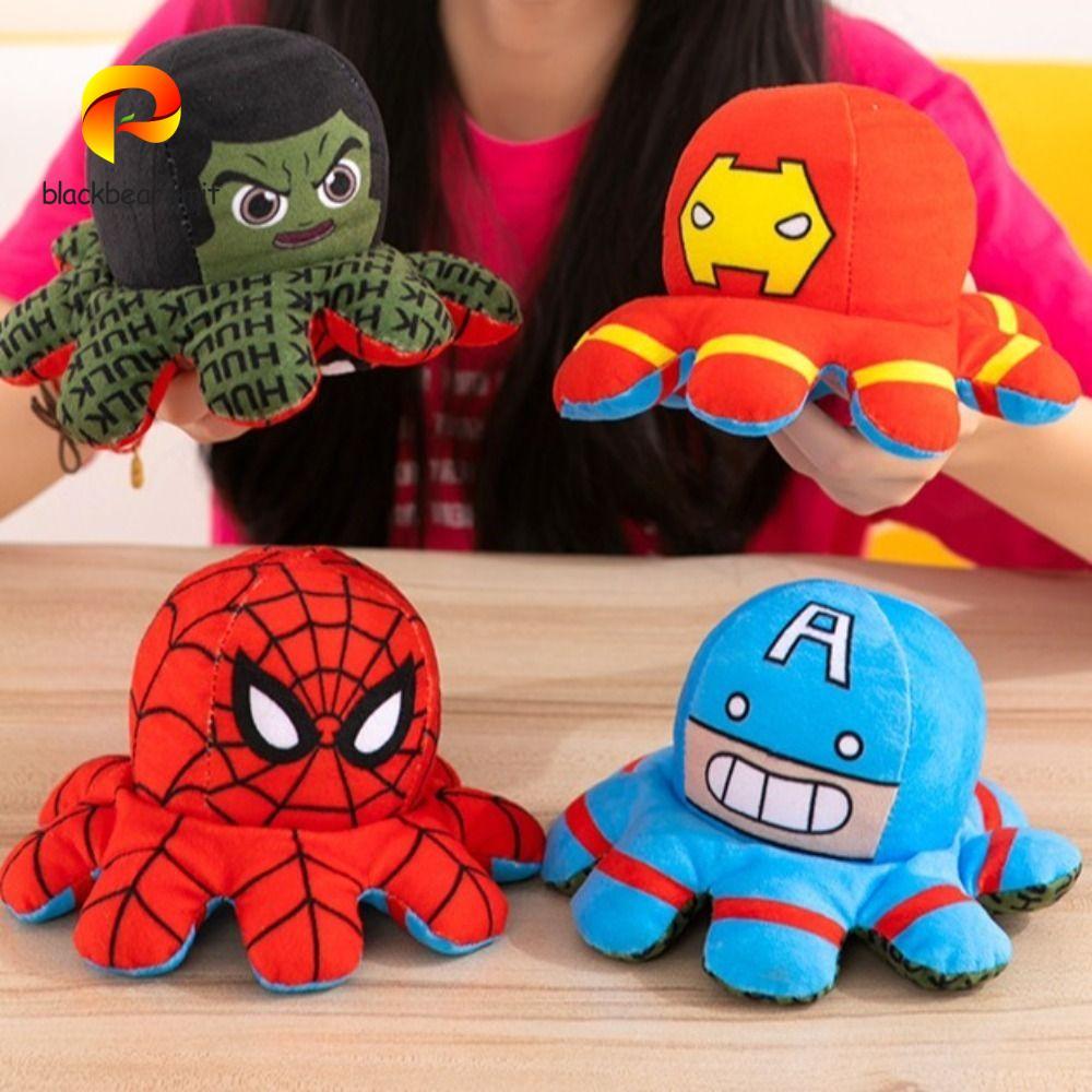 blackbear limit BLACKBEAR LIMIT Flip Plush Toy, Iron Man Hulk Flip Octopus Plush Toy, Quà tặng trẻ e
