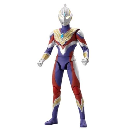 Hiyanan Action Figure ZDTOYS 1/10 Ultraman Trigger UL-A01 PVC & ABS Painted Movable Figure, 180mm, S