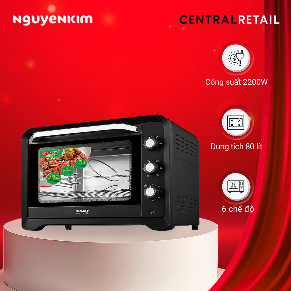 Lò nướng Sanaky VH-809S2D