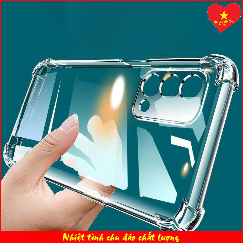 Ốp lưng chống sốc Vivo iQoo 9, iQoo 9 Pro, iQoo Z9X-5G, Vivo iQoo Z9-5G/ Z9Turbo hạn chế ố, trong su