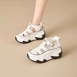Giày Sandal Bố Nhỏ Thoáng Khí Bên Trong Nữ Mùa Hè 2025 Phong Cách Mới Đế Dày Phù Hợp Với Lưới Thể Thao Nữ ✨Bubblu33.vn✨