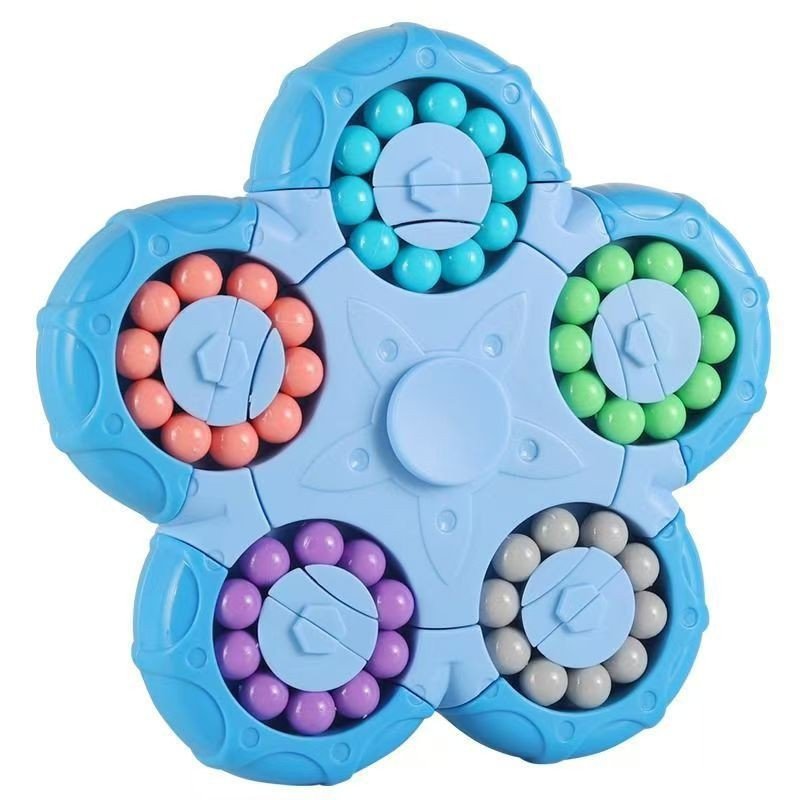 Hiện Vật Sáu Mặt Giải Nén Magic Bean Brain Power Sáng Tạo Fidget Spinner Xoay Đồ Chơi Phát Triển Rub