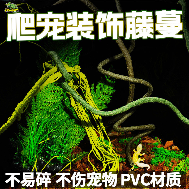 Hộp Bò Sát Cây Nho Nhánh Thằn Lằn Leo Cảnh Quan Xanh Iguana Tiếp Liệu Leo Núi Vật Dụng Giả Leo Núi T