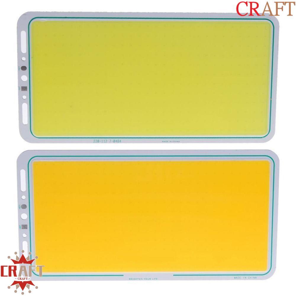 Đèn LED bảng CRAFT COB, Đèn lũ cắm trại dải Chip 100W 12V, Bóng đèn chiếu sáng siêu nhẹ Đèn trắng Bả