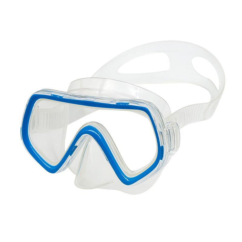 Mặt nạ lặn DRH silicone chống sương mù, kính bơi toàn cảnh HD, thiết bị bơi lội