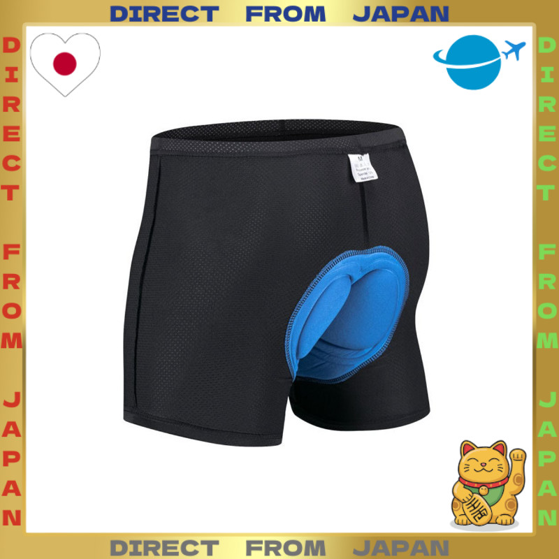 【DIRECT FROM JAPAN】Cycle Inner Shorts with 3D Gel Pad — Shock Absorption, Pain Relief, Biking Race S