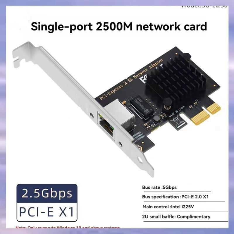 (V L A O) Dành Cho Máy Tính Để Bàn Bộ Chuyển Đổi Thẻ Mạng PCI-E Sang RJ45 Tương Thích 1000 / 2500Mbp