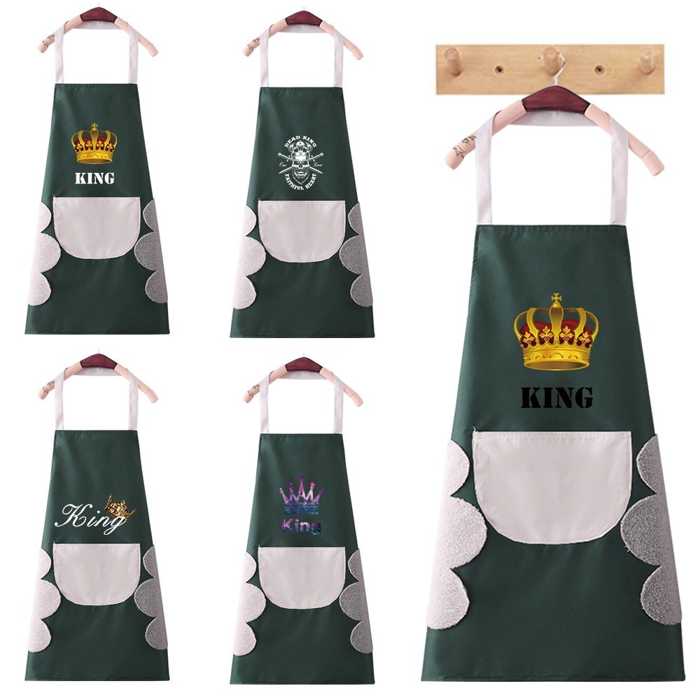 Oil-Proof Waterproof Cooking Workwear Lightweight Sleeveless Apron New Convenient Kitchen Home Cooki