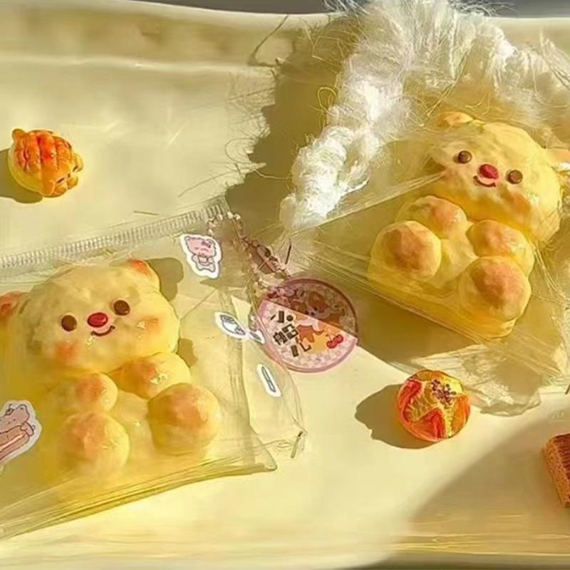[HYM] Handmade Squishy Bơ Gấu Mochi Taba Squishy MỚI Fidget Đồ Chơi Giảm Căng Thẳng Đồ Chơi Đàn Áp V