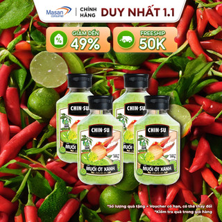  Combo 4 Xốt Muối Ớt Xanh  Cùng Vị  