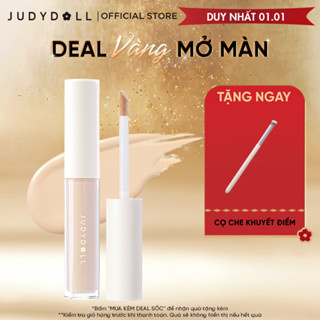  Kem Che Khuyết Điểm JUDYDOLL Liquid Concealer Che phủ tốt Che quầng thâm Không mốc Không đọng rãnh nhăn Lâu Trôi 3,2g 