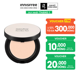  Phấn phủ che phủ lỗ chân lông dạng nén innisfree Pore Blur Pact 12.5g 