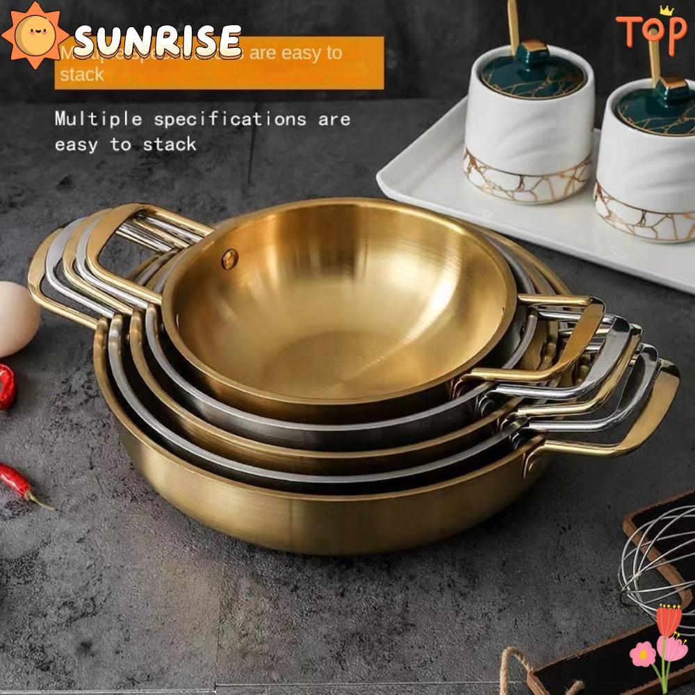 SUNRISE Nồi Cơm Hải Sản Nồi Inox Sốt Chảo Paella Pan