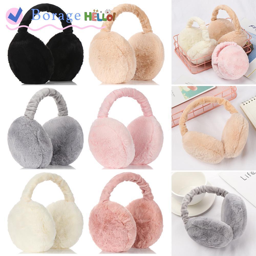 Vỏ tai BORAGE Ấm thời trang Bông tai mùa thu đông