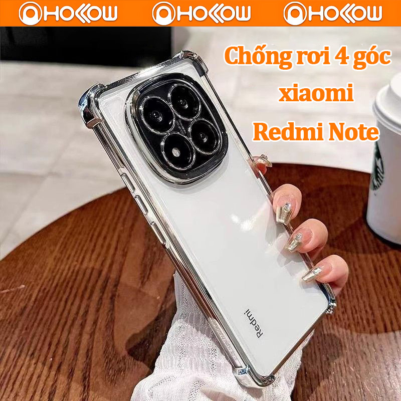Ốp lưng trong suốt chống sốc cho Xiaomi Redmi Note 11 12 13 14 15 Pro 14 15 Ultra 15S Pro POCO X5 K60